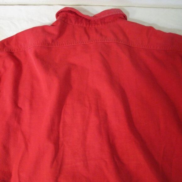 Vintage Five Brother Red Flannel Button Down Shirt - Picture 6 of 8